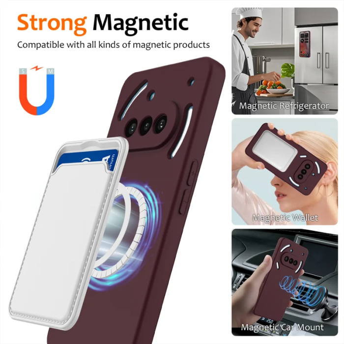 A-One Brand - Nothing Phone (3a) Mobilskal MagSafe Anti-Drop Silikon