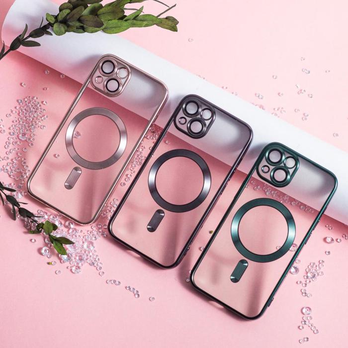 OEM - iPhone 13 Pro Skal Roséguld Chrome Mag