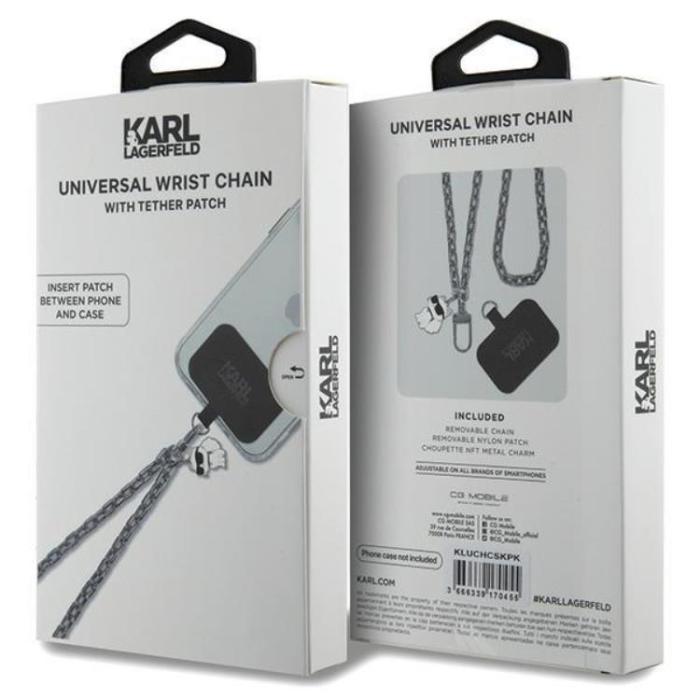 KARL LAGERFELD - Karl Lagerfeld Universal Handrem Choupette - Silver