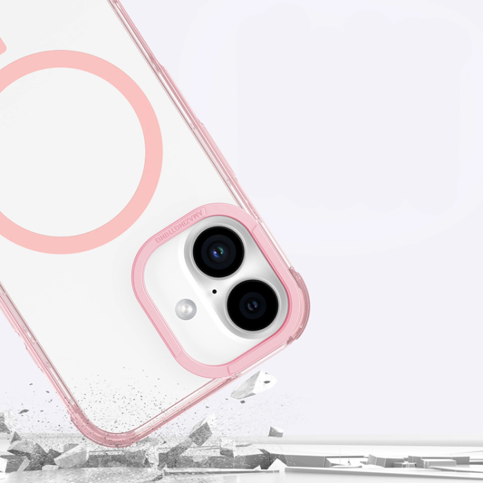 AmazingThing - Amazingthing iPhone 16 Plus Mobilskal Magsafe Omni - Rosa