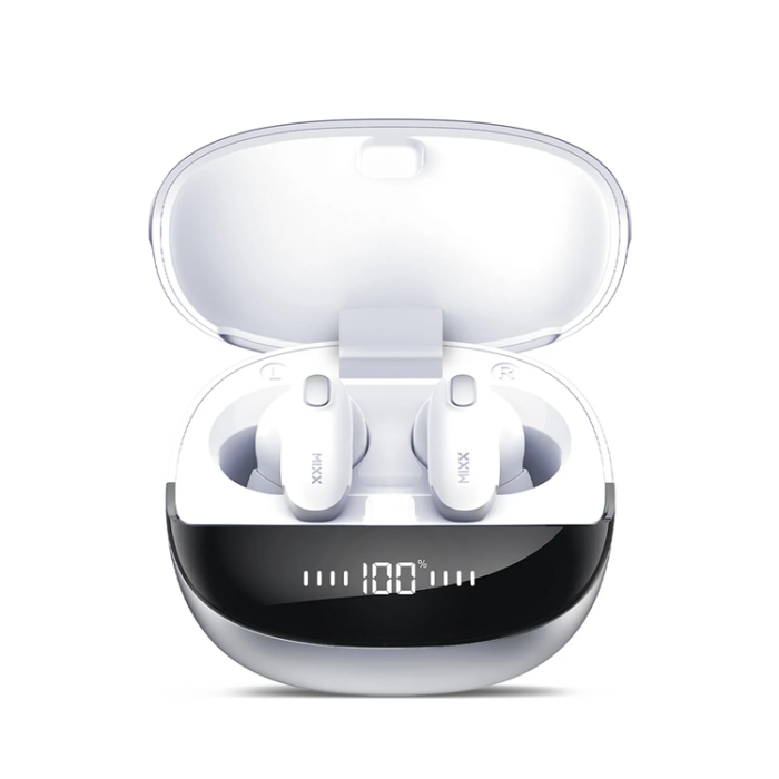 MIXX - Mixx Qi TWS In-Ear Hörlurar Hybrid Charge 2 - Vit