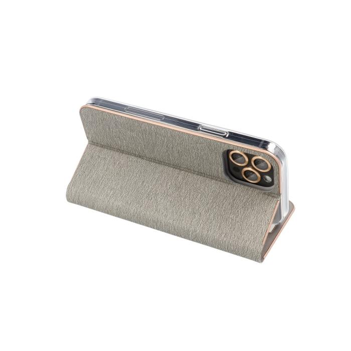 Forcell - Forcell LUNA Guld fodral till Samsung Galaxy A51 silver