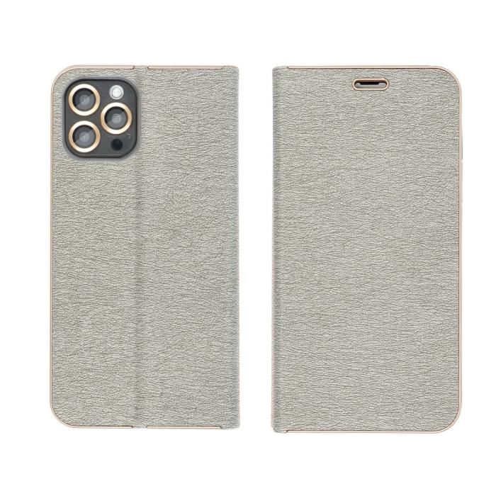 Forcell - Forcell LUNA Guld fodral till Samsung Galaxy A51 silver
