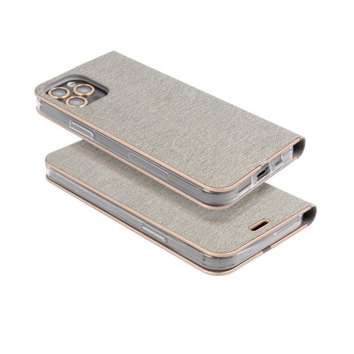 Forcell - Forcell LUNA Guld fodral till Samsung Galaxy A51 silver