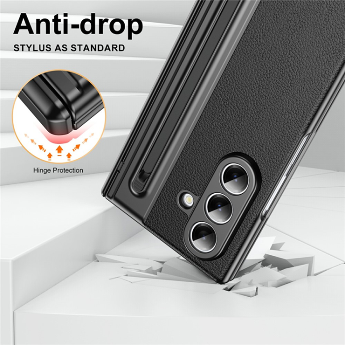 A-One Brand - Galaxy Z Fold 7 Mobilskal Matte Electroplated - Svart