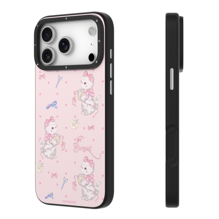 YOUNGKIT - YOUNGKIT iPhone 17 Pro Max Mobilskal MagSafe Cute Moments - Rosa