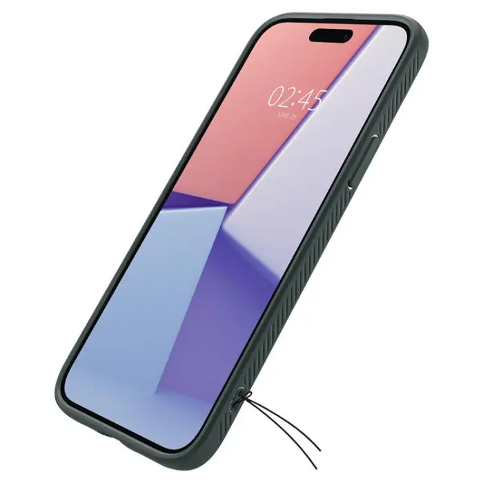 Spigen - Spigen iPhone 15 Plus Mobilskal Liquid Air - Grön