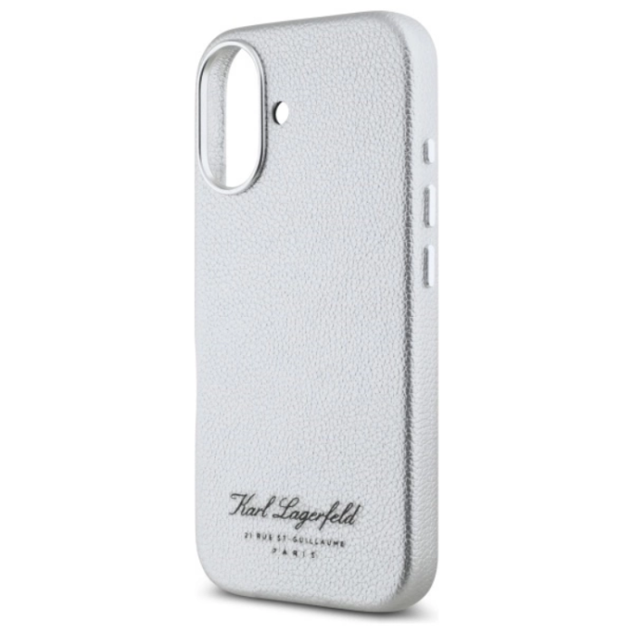 KARL LAGERFELD - Karl Lagerfeld iPhone 16 Mobilskal Hotel RSG - Grå