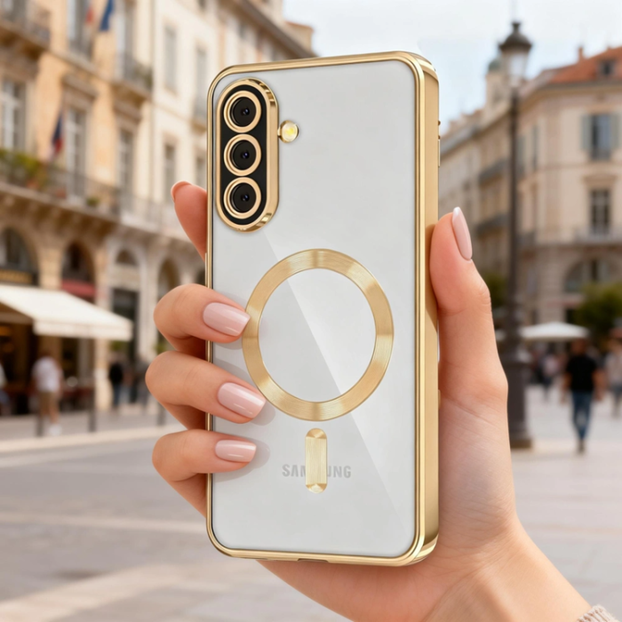 Tech-Protect - Tech-Protect Mobilskal För Galaxy A27 Magsafe Magflex - Shiny Guld