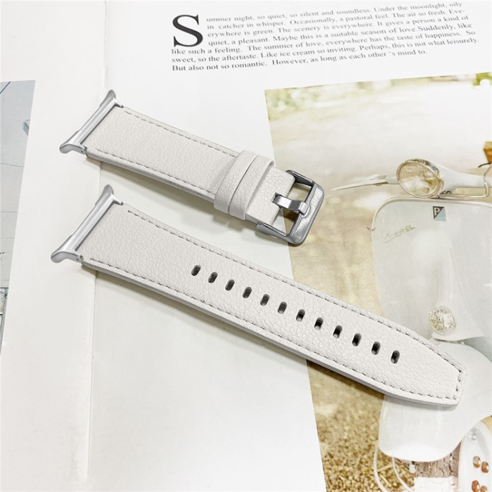 A-One Brand - Galaxy Watch 8 (40mm/44mm) 8 Classic (46mm) Armband Äkta Läder
