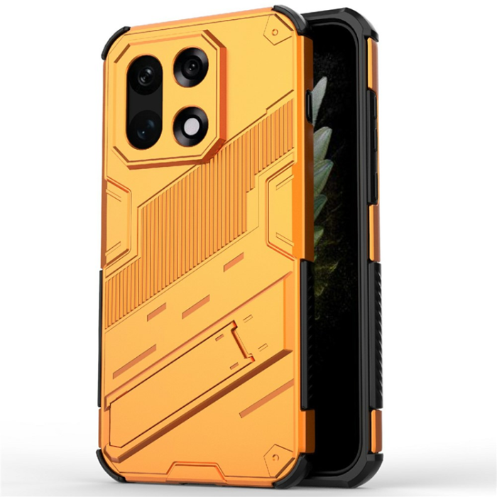 A-One Brand - OnePlus 15 Mobilskal PC + TPU Shockproof Kickstand - Orange