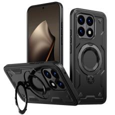 N/A - Mobilskal till Xiaomi 15T Milit&auml;rt Skydd PC + TPU St&auml;ll - Svart