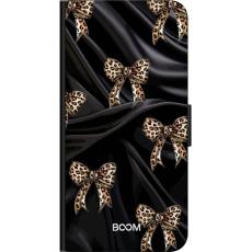 Gustaf - Pl&aring;nboksfodral till Huawei nova 8 Pro med Leopard Bow