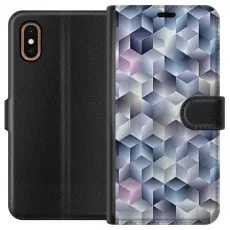 Gustaf - Pl&aring;nboksfodral till Apple iPhone XS Max med Cyklon