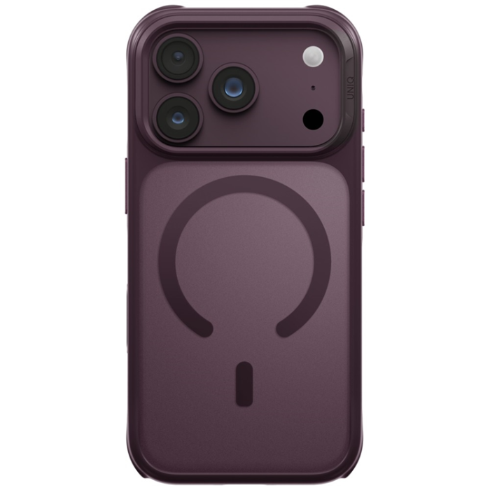 UNIQ - Uniq Mobilskal för iPhone 18 Pro Max/17 Pro Max MagSafe Veren - Burgundy