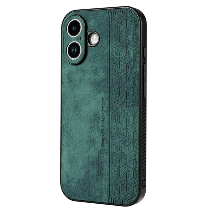 AZNS - AZNS iPhone 17 Mobilskal PU-Läder TPU - Grön