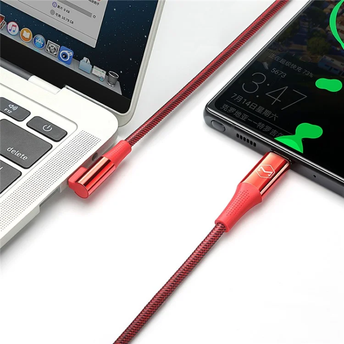 MCDODO - MCDODO USB-C - USB-C 100W Kabel 1.2M CA-832 - Röd