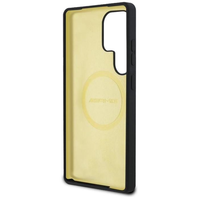 Mercedes - AMG Galaxy S25 Ultra Mobilskal MagSafe Oversize Rhombs - Svart