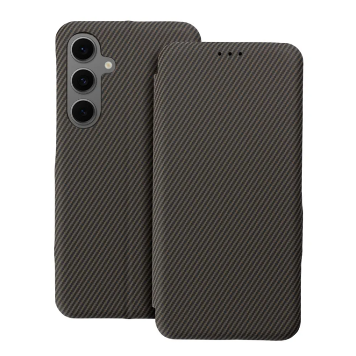 OEM - Xiaomi Redmi Note 14 Plånboksfodral Folio Side Magnet - Brun