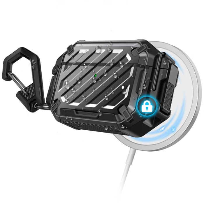 SupCase - Supcase Apple Airpods Pro 3 Skal Magsafe Unicorn Beetle Pro - Svart