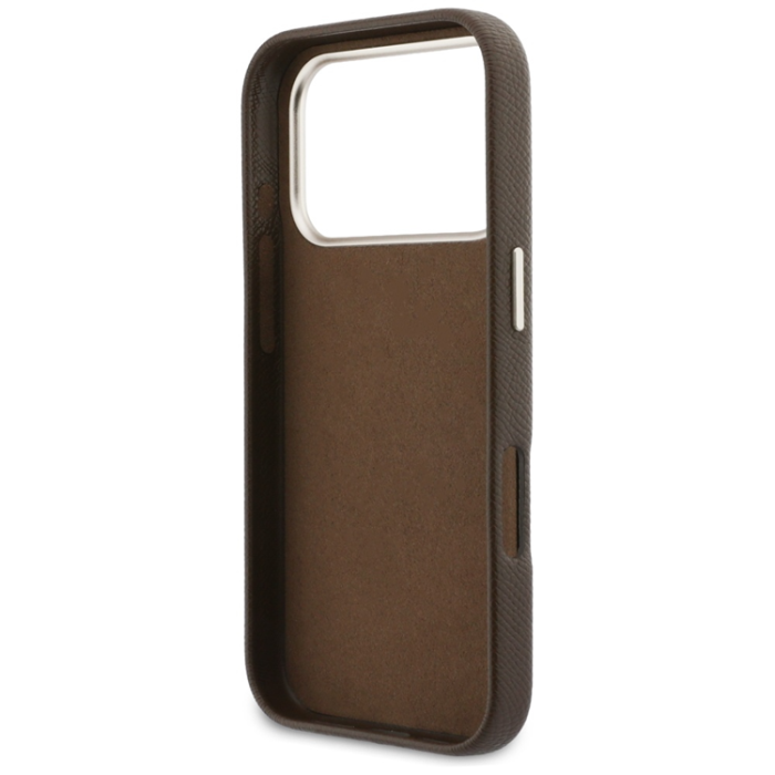 Guess - Guess Mobilskal iPhone 17 Pro Max FW Resin Logo - Brun