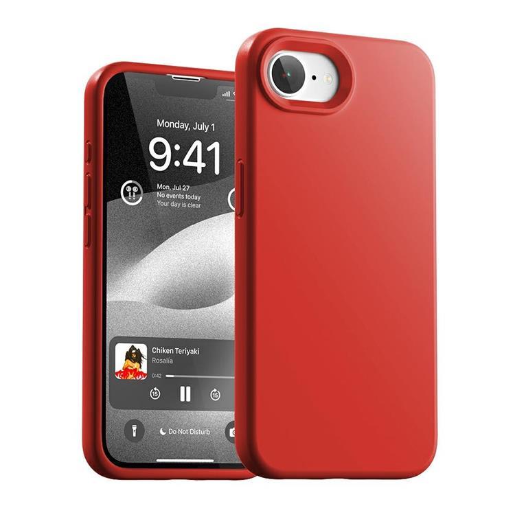 Mercury iPhone 16e Mobilskal Silikon - Röd | 2353 | AlltMobil