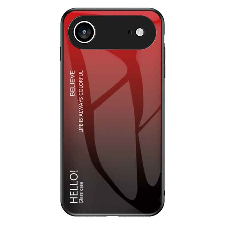 iPhone Air Mobilskal Anti-Scratch Gradient - Röd/Svart | 2353 | AlltMobil