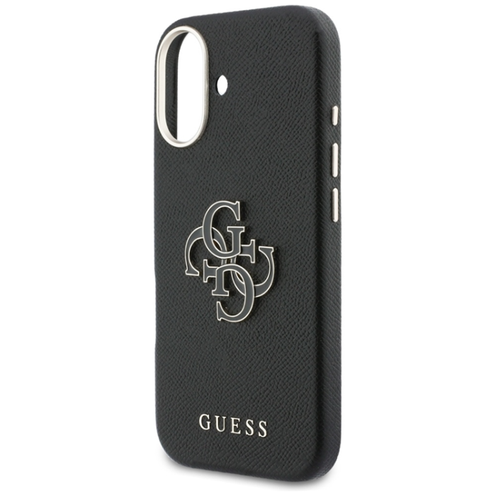Guess - Guess Mobilskal iPhone 17 FW Resin Logo - Svart
