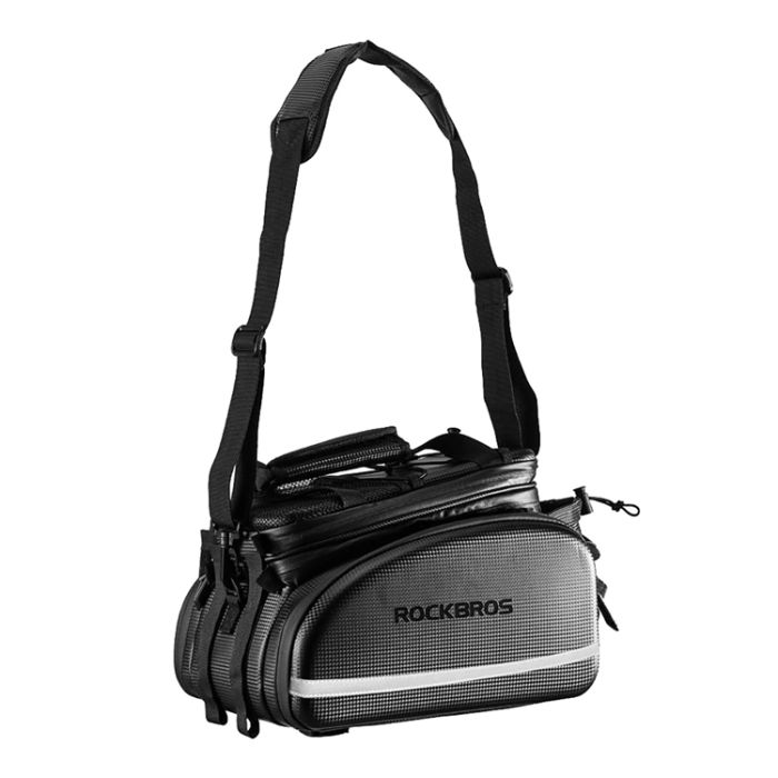 Rockbros - Rockbros A6-6 Cykelväska för Bagageutrymme 35 L med Utfällbara Fickor