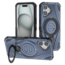 A-One Brand - iPhone 17 Mobilskal MagSafe Magnetic Kickstand - Mörkblå
