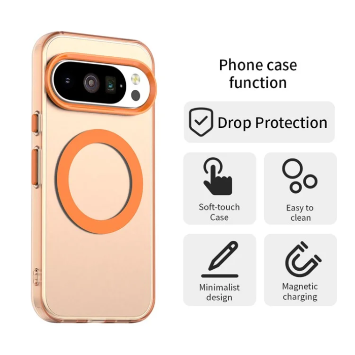 A-One Brand - Google Pixel 10/10 Pro Mobilskal Anti Drop - Orange