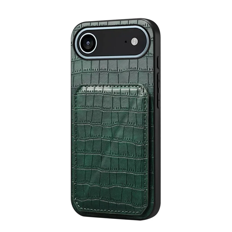 iPhone Air Mobilskal Korthållare Crocodile Textured - Grön | 2353 | AlltMobil