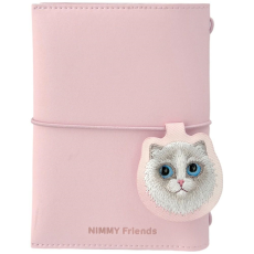NIMMY - Nimmy 2in1-Set Notebook och Penna New Big-Eye Cute Pets 2.0 Cat - Rosa