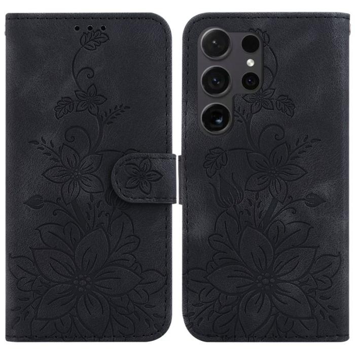 OEM - Mobilfodral för Samsung Galaxy S26 Ultra Ställfunktion Konstläder - Svart