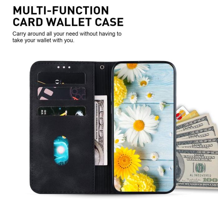 OEM - Mobilfodral för Samsung Galaxy S26 Ultra Ställfunktion Konstläder - Svart