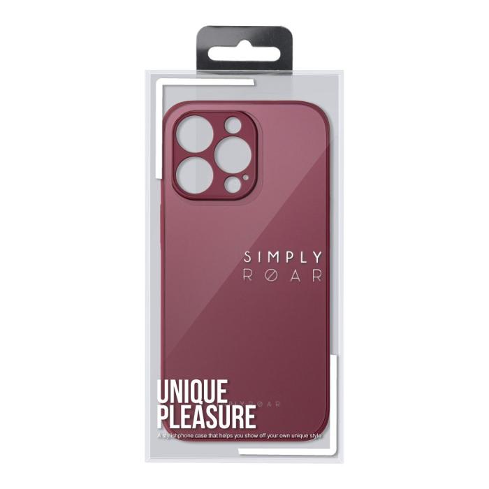 Roar - Roar Matte Glass Skal för iPhone 11 Pro Max claret