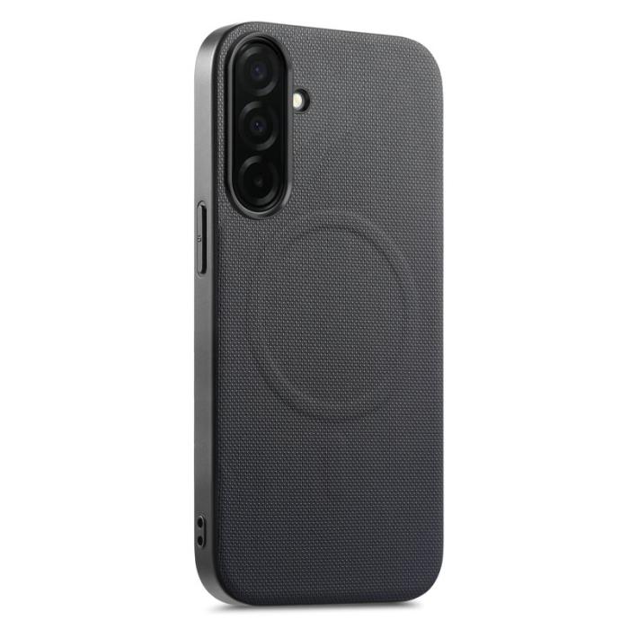 OEM - Mobilskal för Samsung Galaxy S26 Magnetiskt Konstläder + PC + TPU - Grå
