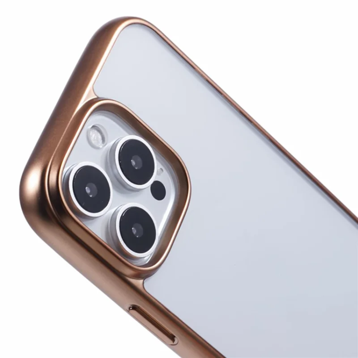 KIGC - KIGC iPhone 16 Pro Max Mobilskal Ice Silk - Guld