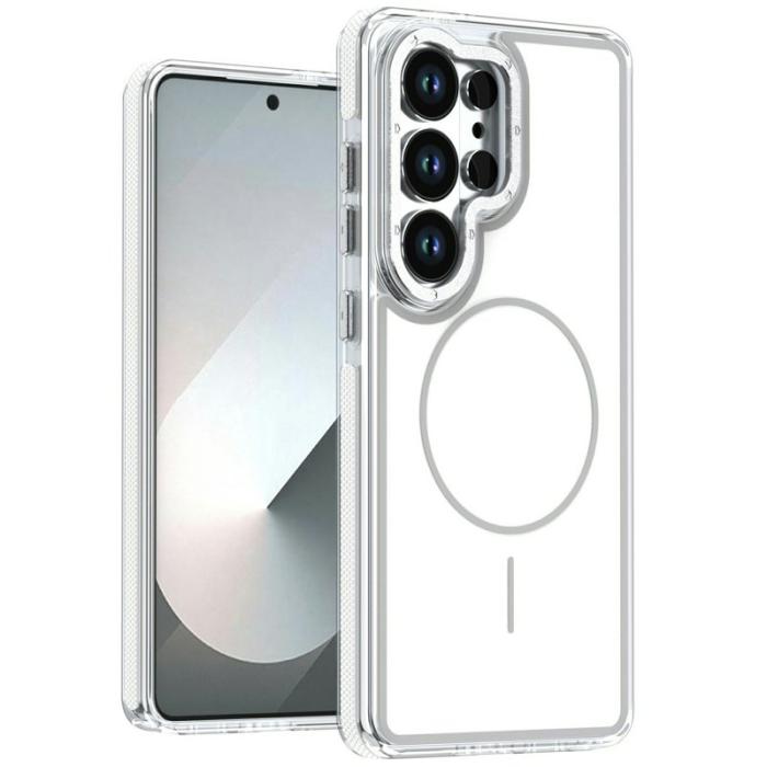 OEM - Mobilskal för Samsung Galaxy S26 Ultra Magnetiskt Shockproof TPU - Vit