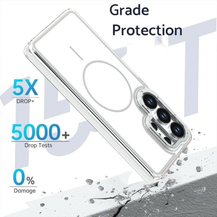 OEM - Mobilskal för Samsung Galaxy S26 Ultra Magnetiskt Shockproof TPU - Vit