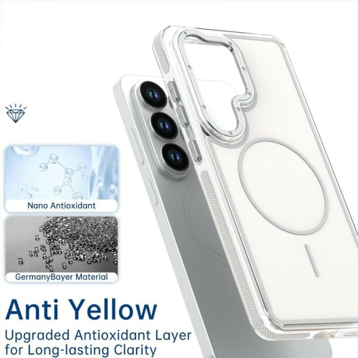 OEM - Mobilskal för Samsung Galaxy S26 Ultra Magnetiskt Shockproof TPU - Vit