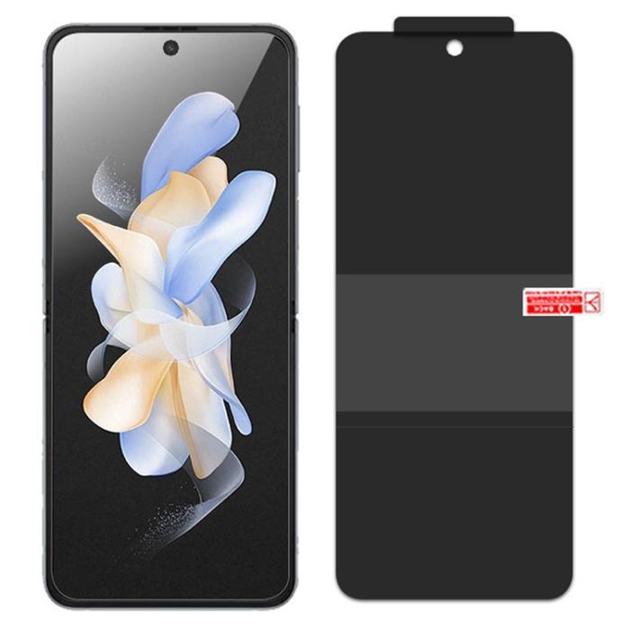 A-One Brand - Galaxy Z Flip 4 Privacy Skärmskydd TPU Anti-Spy
