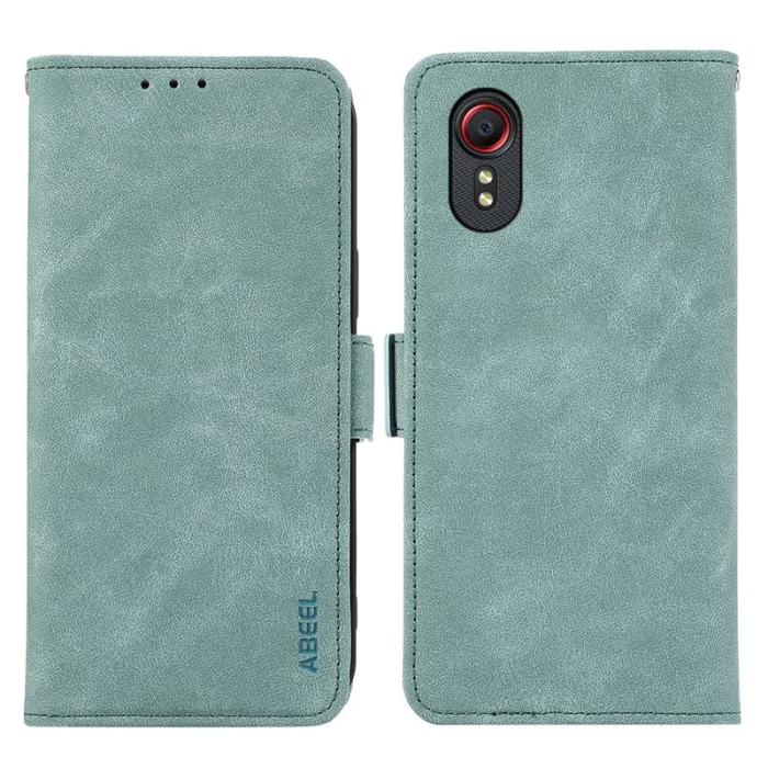 ABEEL - ABEEL Mobilskal till Samsung Galaxy Xcover7 Med Magnetstängning Blå
