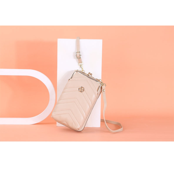 BOISEEN - BOISEEN Axel Crossbody Väska Snake Texture - Beige