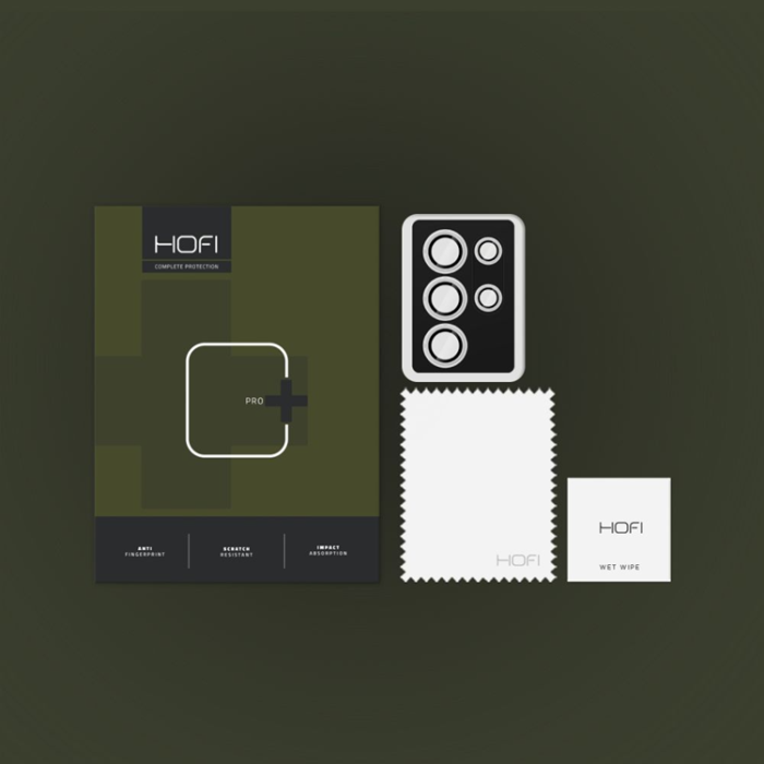 Hofi - Hofi Galaxy S25 Ultra Härdat Glas Kameralinsskydd CamRing Pro Plus