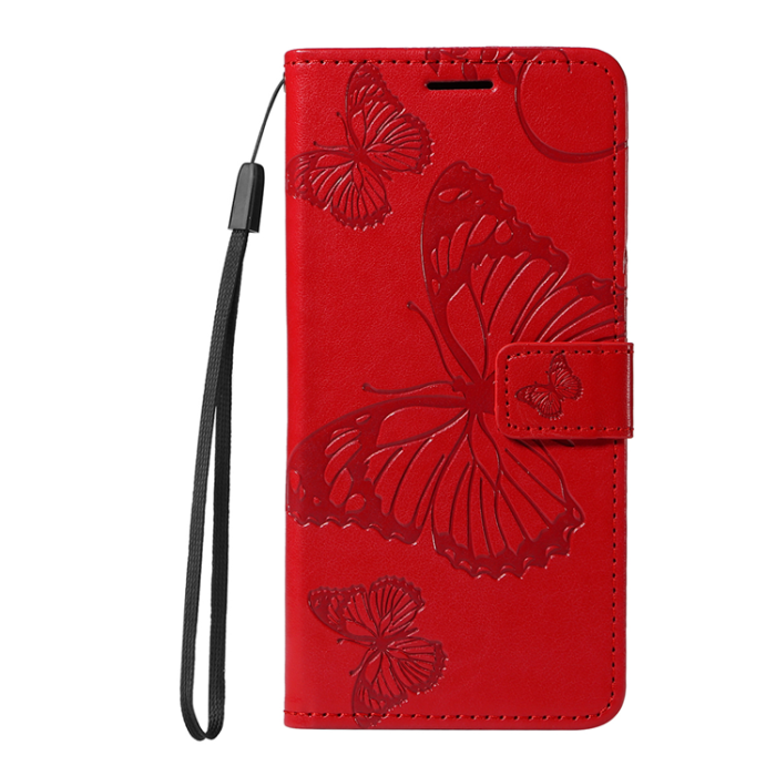 A-One Brand - OnePlus 15 5G Konstläder Plånboksfodral Floral Butterfly Imprinted