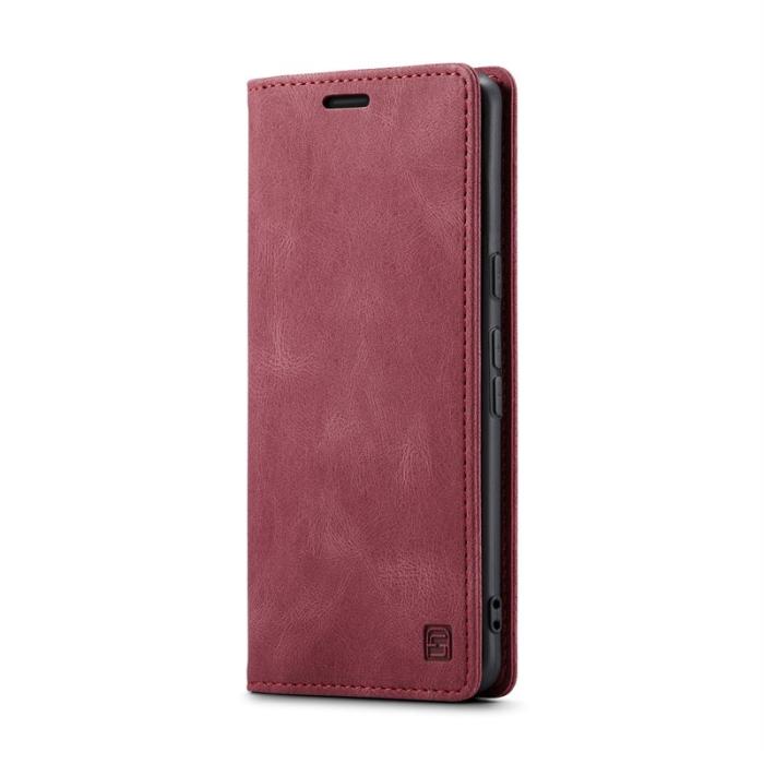 AUTSPACE - AUTSPACE Google Pixel 7a Wallet Fodral KonstLäder - Röd