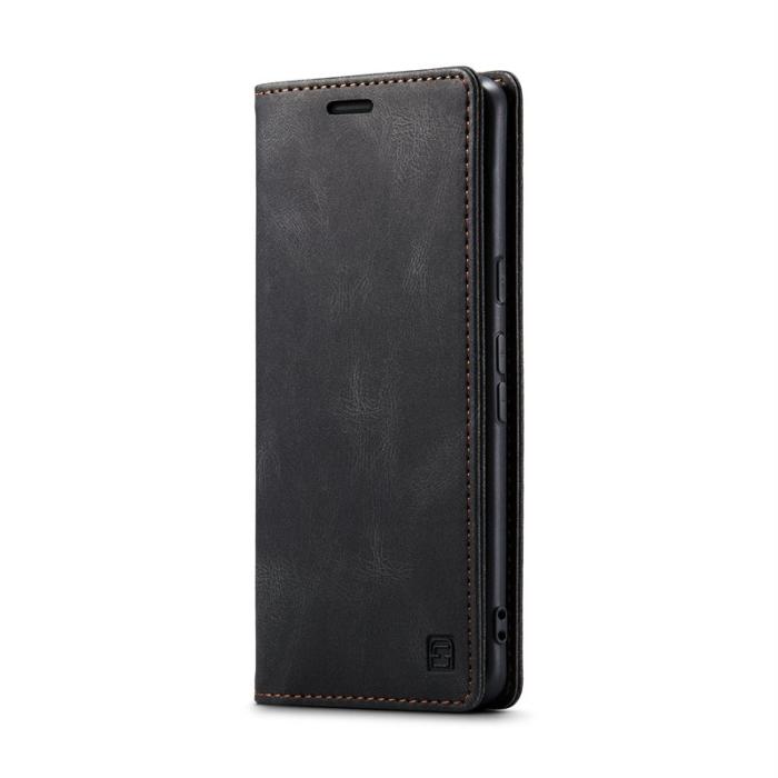 AUTSPACE - AUTSPACE Google Pixel 7a Wallet Fodral KonstLäder - Svart