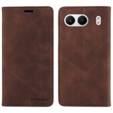 BETOPNICE - BETOPNICE 003 OnePlus Nord 4 Pl&aring;nboksfodral Konstl&auml;der - Brun