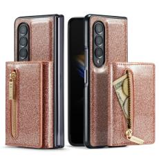 DG.MING - DG.MING M3 Series Mobilskal f&ouml;r Samsung Galaxy Z Fold3 5G Ros&eacute;guld